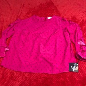 NWT AVA & VIV BLOUSE TOP shirt